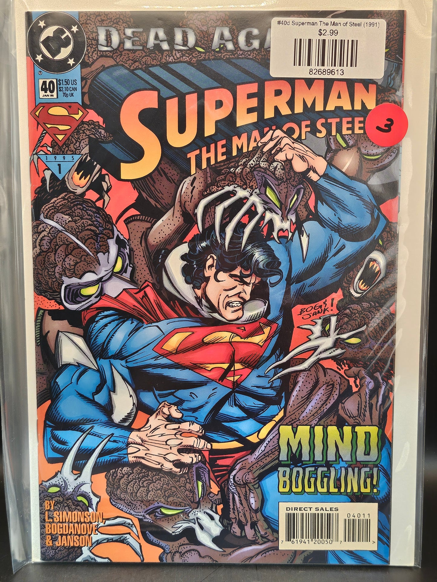 #40d Superman The Man of Steel (1991)