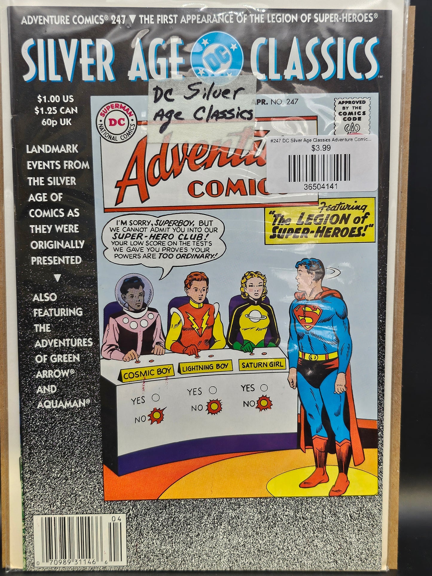 #247 DC Silver Age Classics Adventure Comics (1992)
