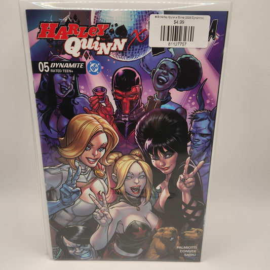 #5B Harley Quinn x Elvira (2025 Dynamite)