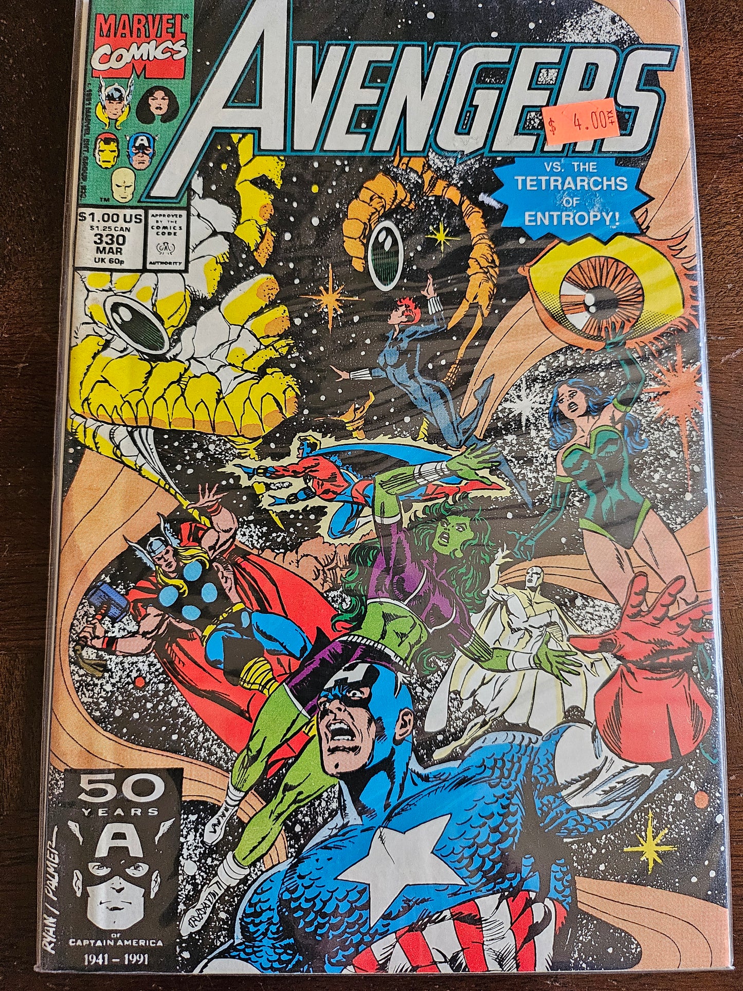 Avengers – Marvel Comics – (1963–1999) – Volume 1 – #330