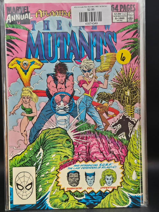 #5d Annuals New Mutants (1983 1st Series)