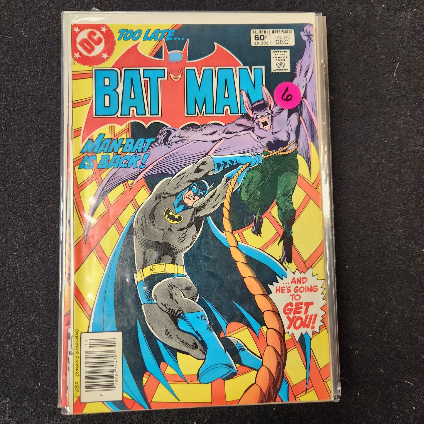 Batman – DC Comics – (1940–2011) – Volume 1 – #342