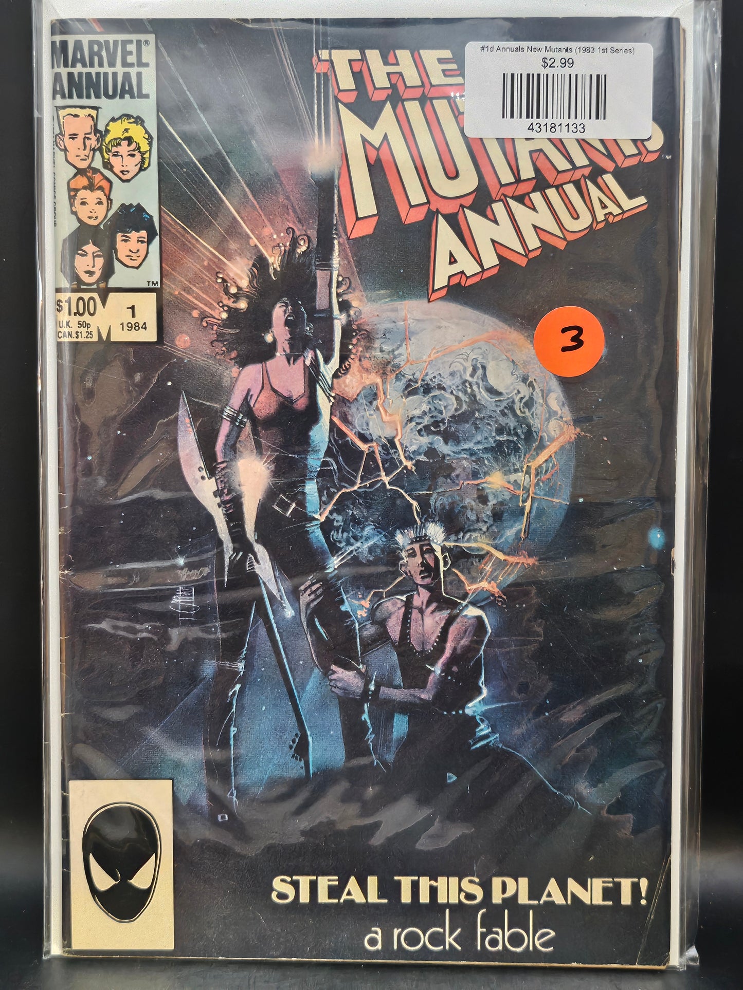 #1d Annuals New Mutants (1983 1st Series)
