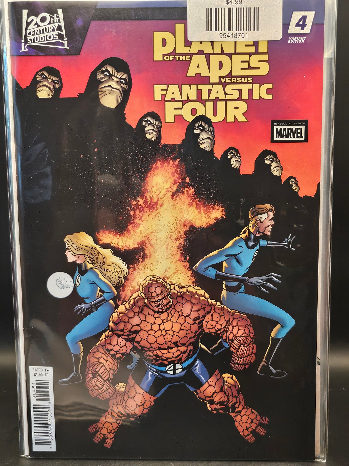#4 (Mike) PLANET OF THE APES VS. FANTASTIC FOUR (MIKE HAWTHORNE VARIANT)