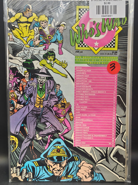 #11 Who's Who The Definitive Directory of the DC Universe (1985)