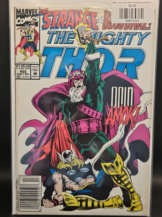 #455n Thor (1962 Marvel 1st Series Journey Into Mystery)