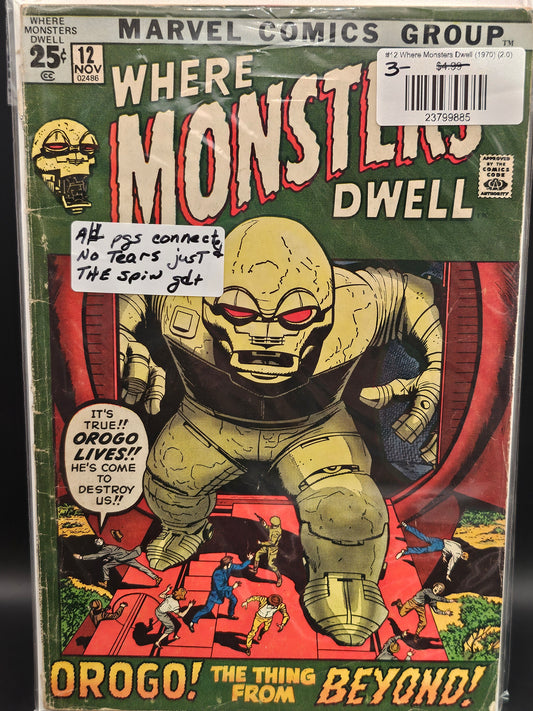 #12 Where Monsters Dwell (1970) (2.0)