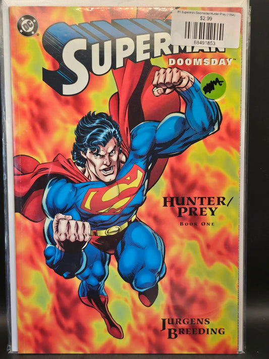 #1 Superman Doomsday Hunter Prey (1994)