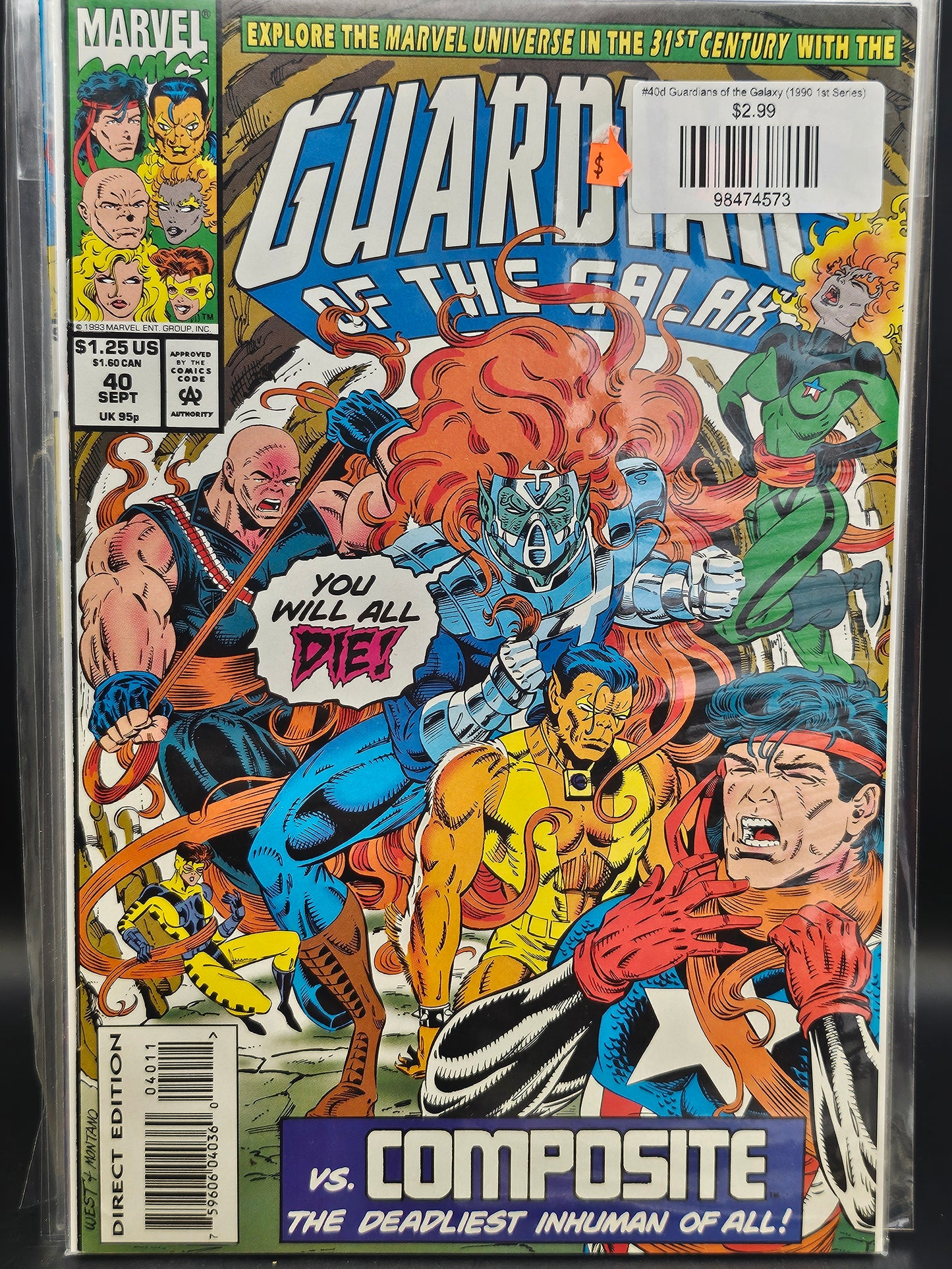 #40d Guardians of the Galaxy (1990 1st Series)