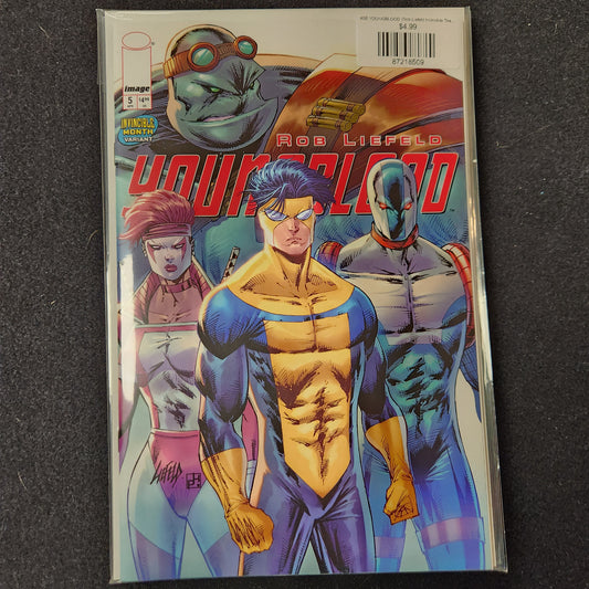 #5E YOUNGBLOOD (Rob Liefeld Invincible Team Up Var) (MR)
