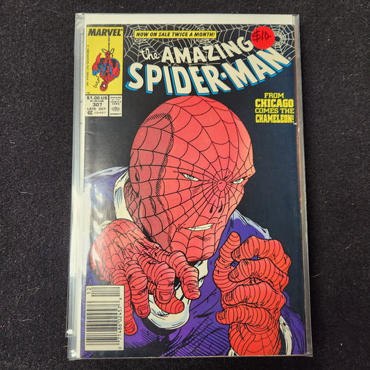 Amazing Spiderman V1 1963–1998 #307 (1988) — From Chicago Comes the Chameleon