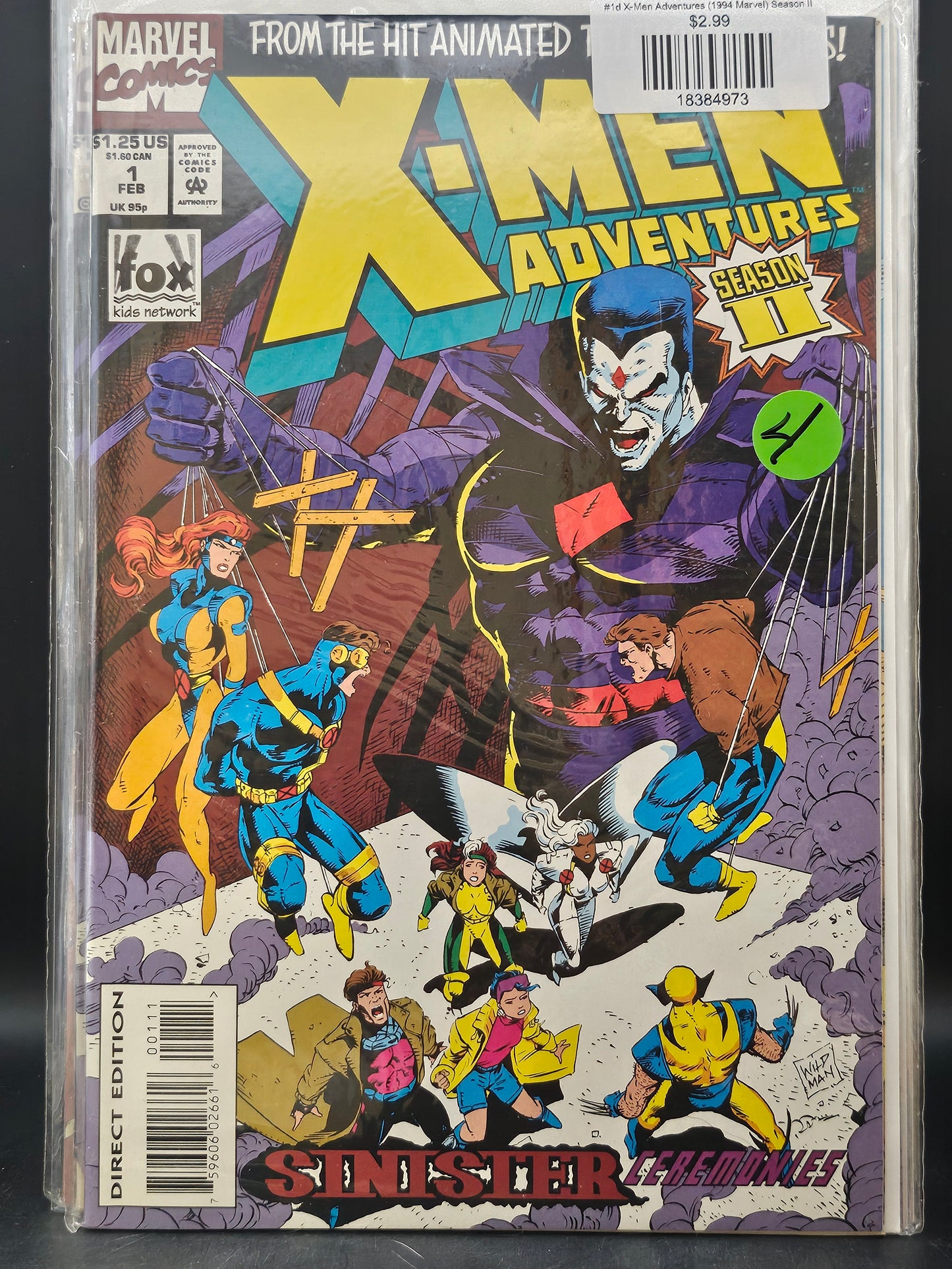 #1d X-Men Adventures (1994 Marvel) Season II