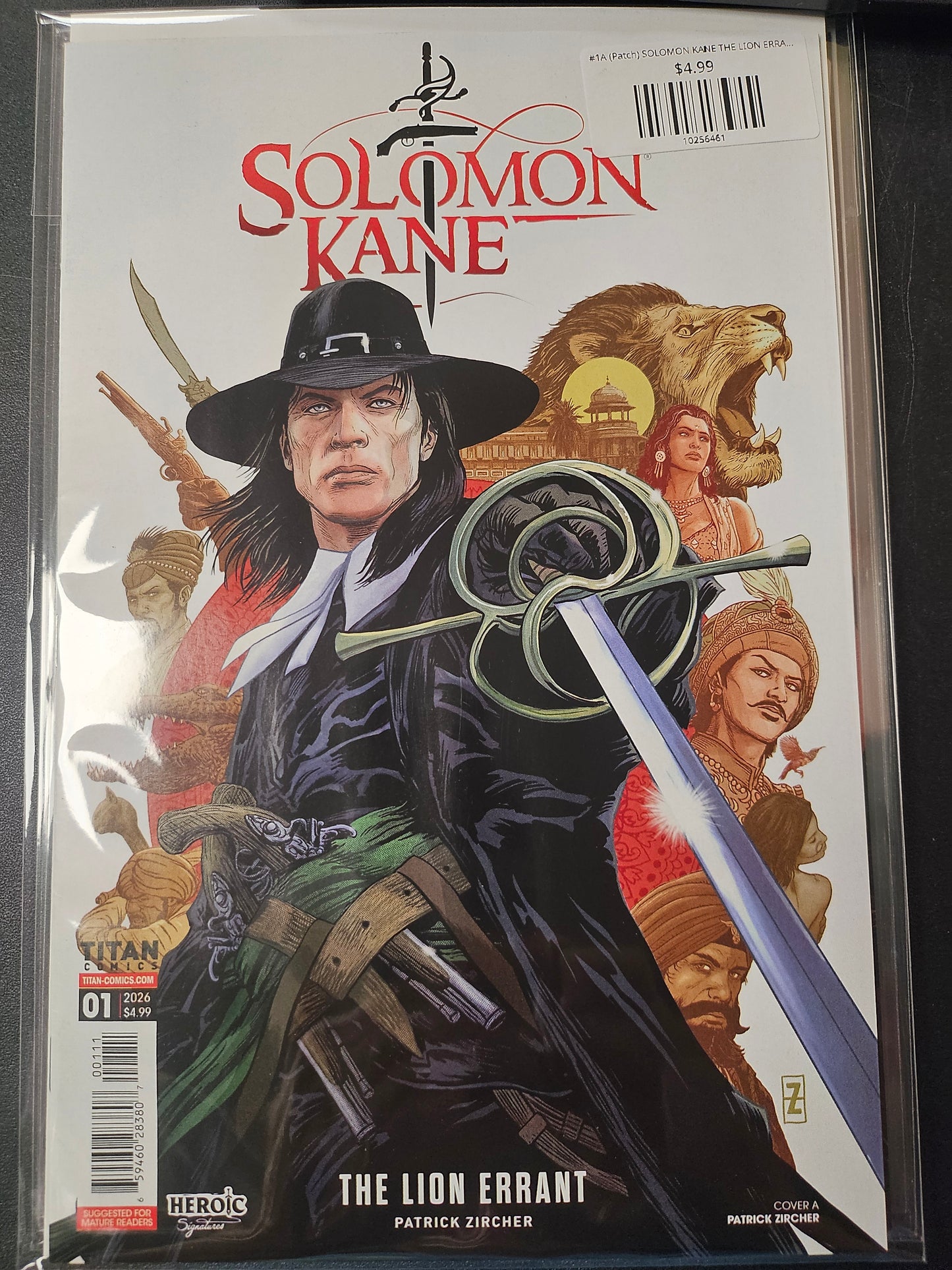 #1A (Patch) SOLOMON KANE THE LION ERRANT (OF 4 PATCH ZIRCHER MR)