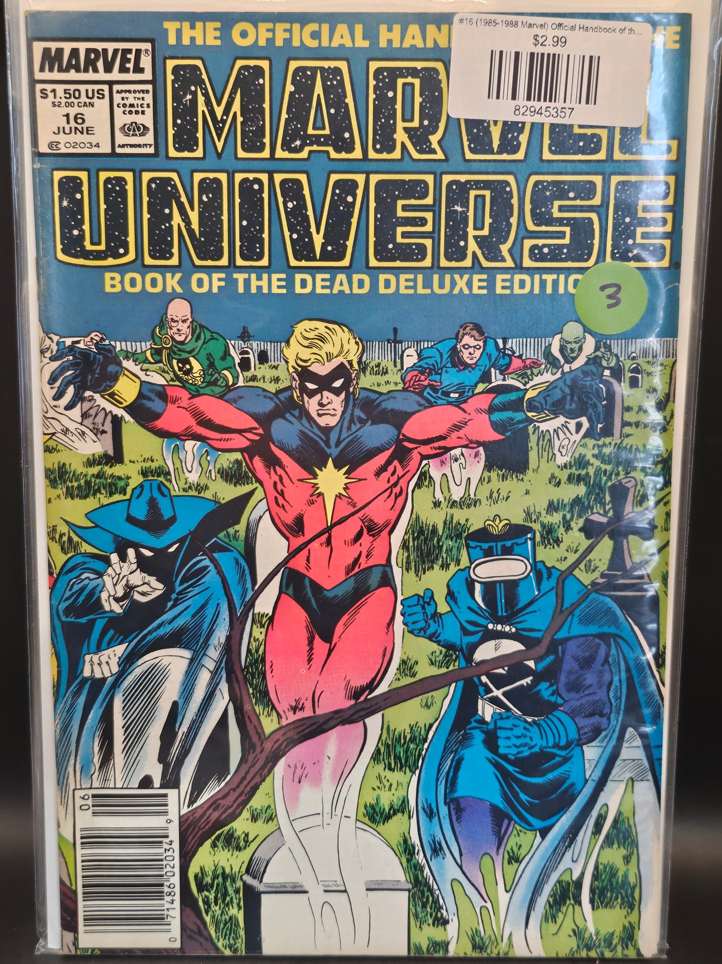 #16 (1985-1988 Marvel) Official Handbook of the Marvel Universe Deluxe Edition
