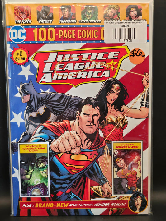 #1 Justice League of America Giant (2018 DC) Walmart Exclusive