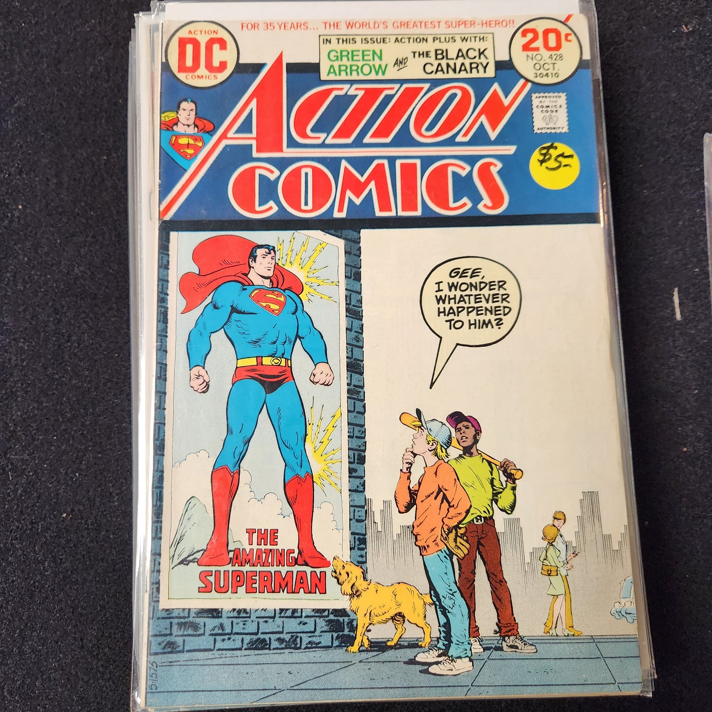 Action Comics #428 - Green Arrow and Black Canary (DC 1973)