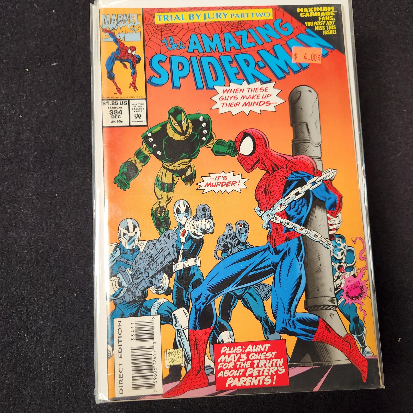 Amazing Spiderman V1 1963–1998 #384 (1993)