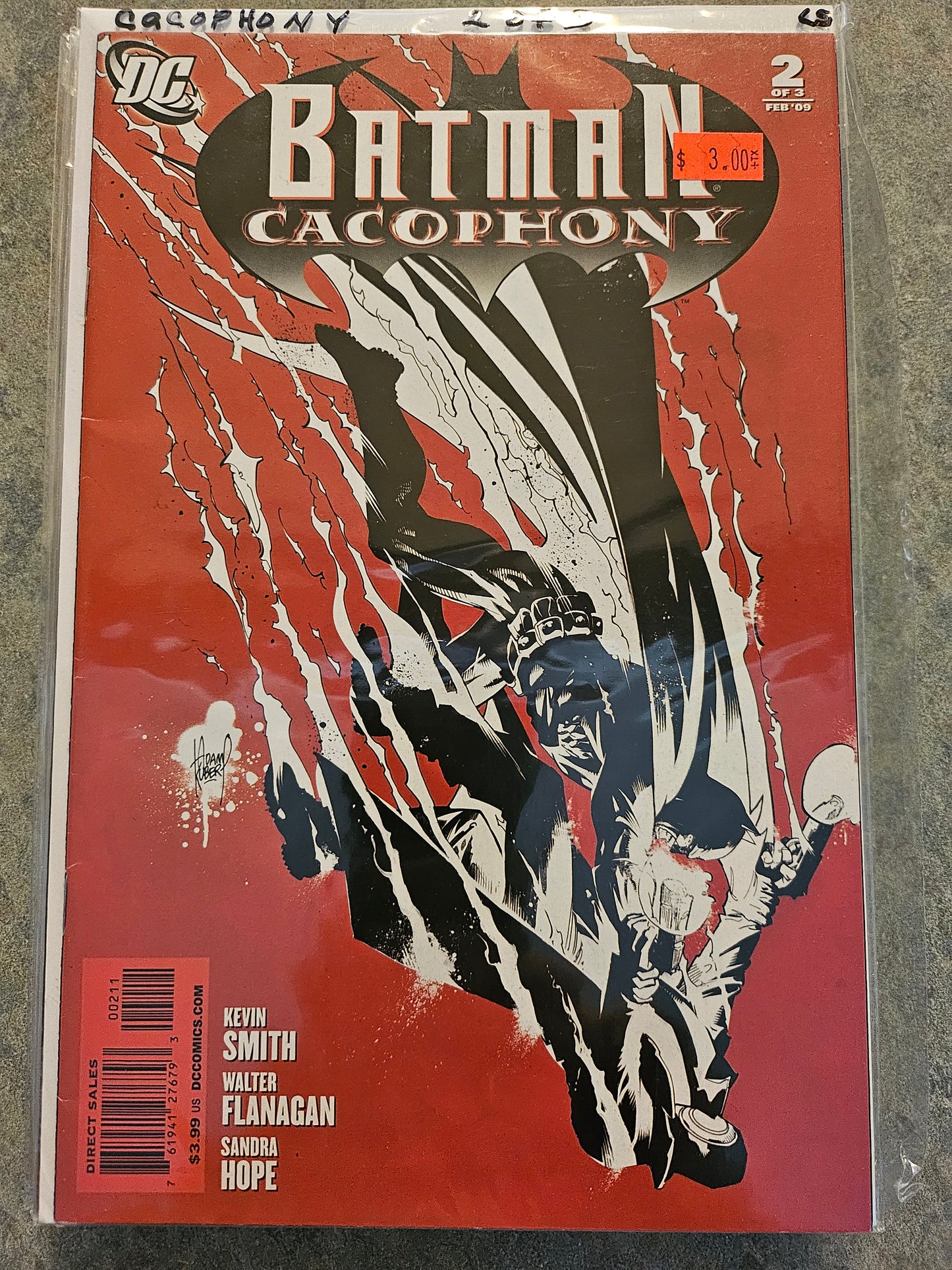 Batman: Cacophony – DC Comics – (2008–2009) – Volume 1 – Limited Series – #2 of 3 - Cover A