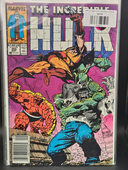 #359 Incredible Hulk (1962 Marvel 1st Series)