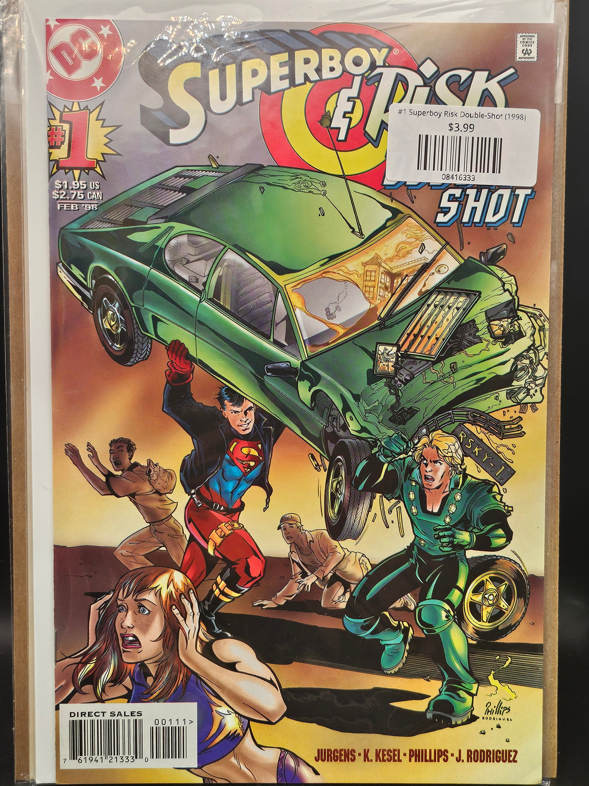 #1 Superboy Risk Double-Shot (1998)