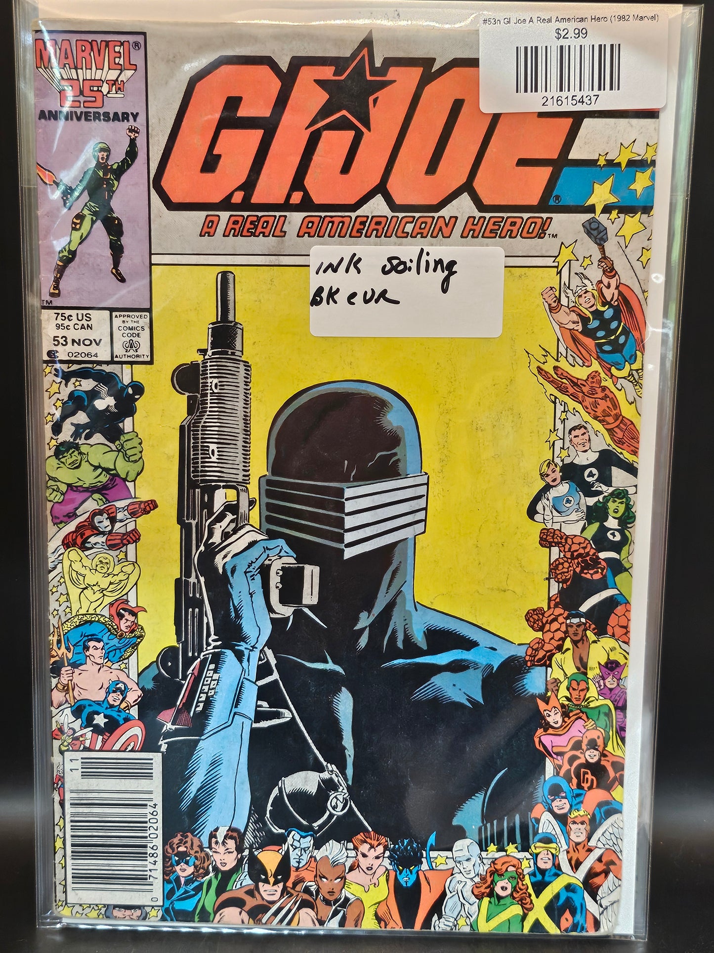 #53n GI Joe A Real American Hero (1982 Marvel)