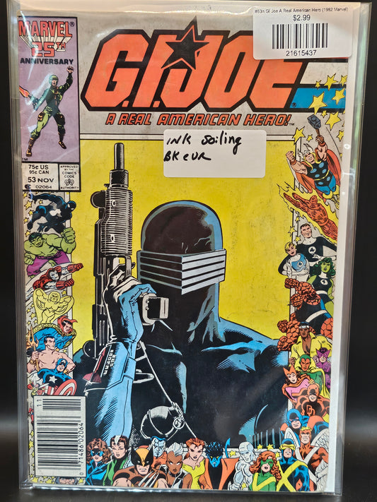 #53n GI Joe A Real American Hero (1982 Marvel)