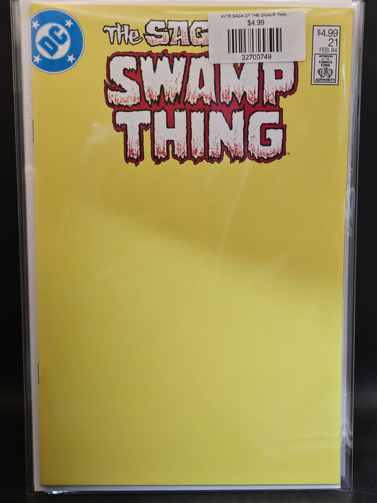 #21B SAGA OF THE SWAMP THING (FACSIMILE EDITION BLANK CARD STOCK VAR)