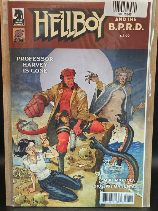 #1A Hellboy and the B.P.R.D. Professor Harvey is Gone (2025 Dark Horse)