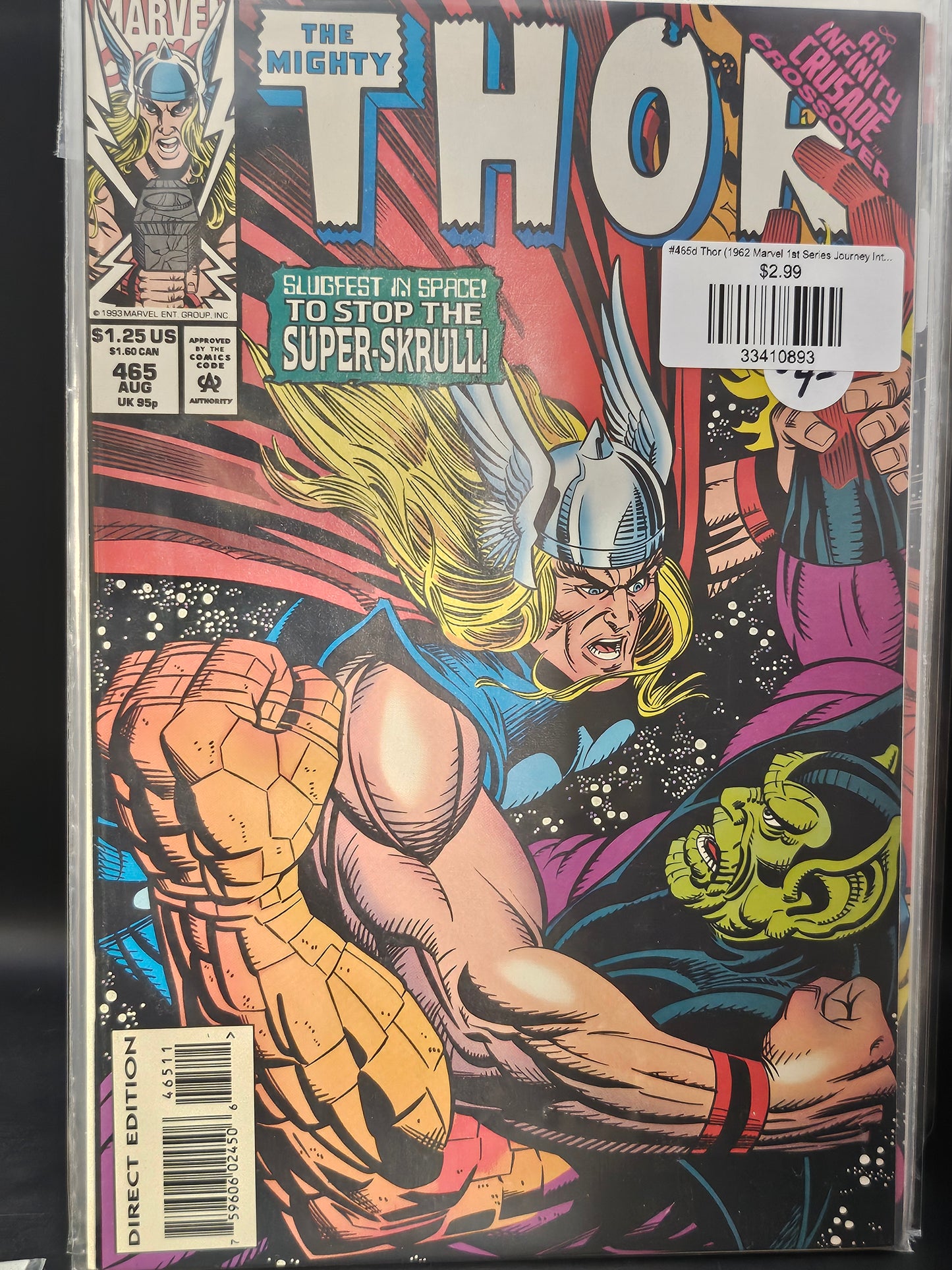 #465d Thor (1962 Marvel 1st Series Journey Into Mystery)