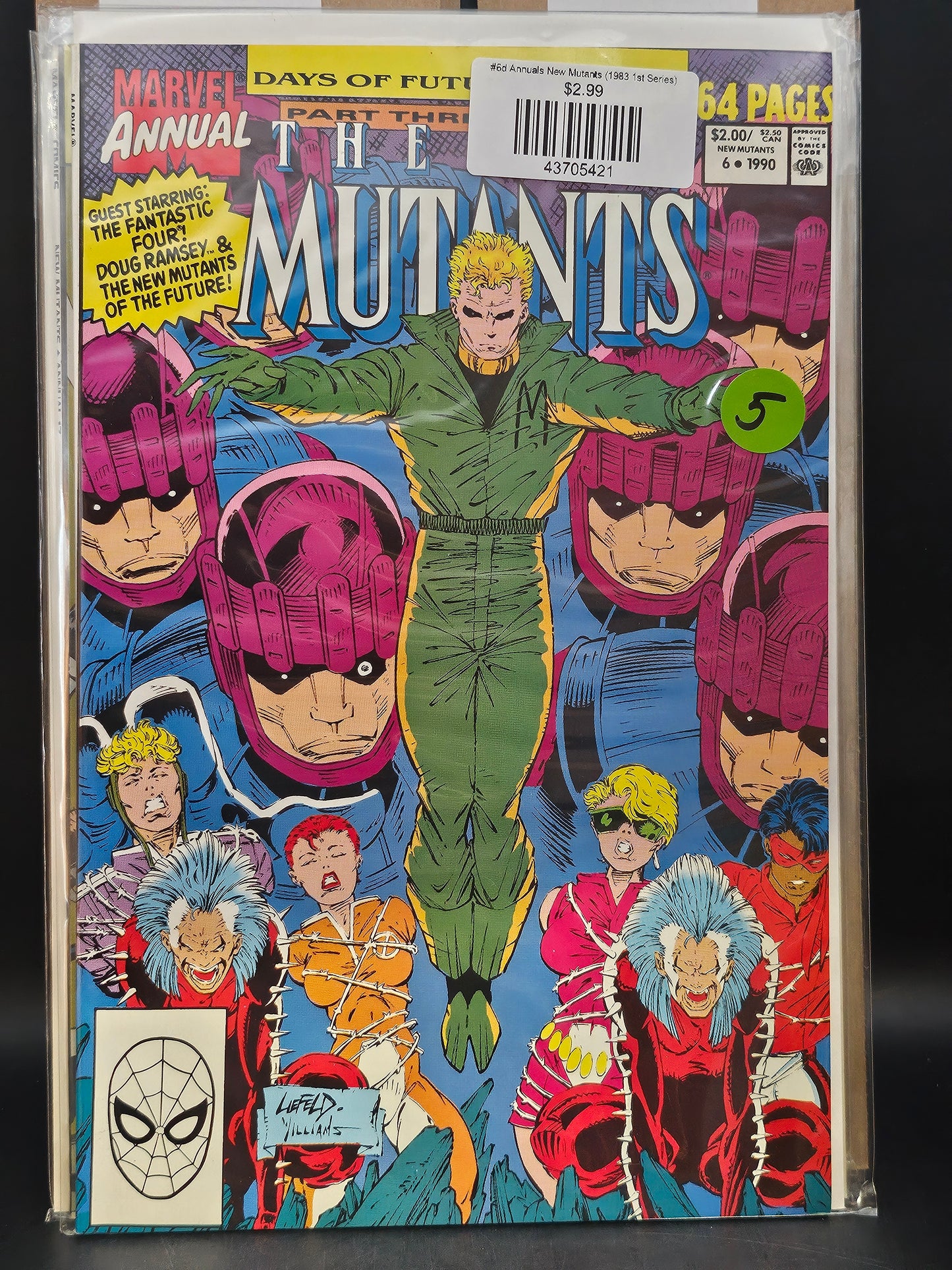 #6d Annuals New Mutants (1983 1st Series)