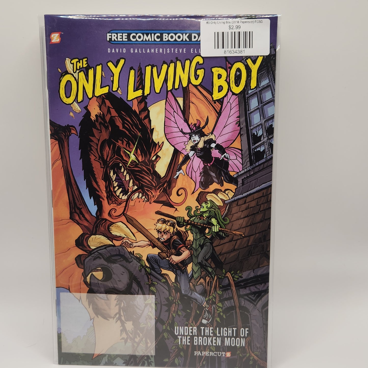 #0 Only Living Boy (2018 Papercutz) FCBD