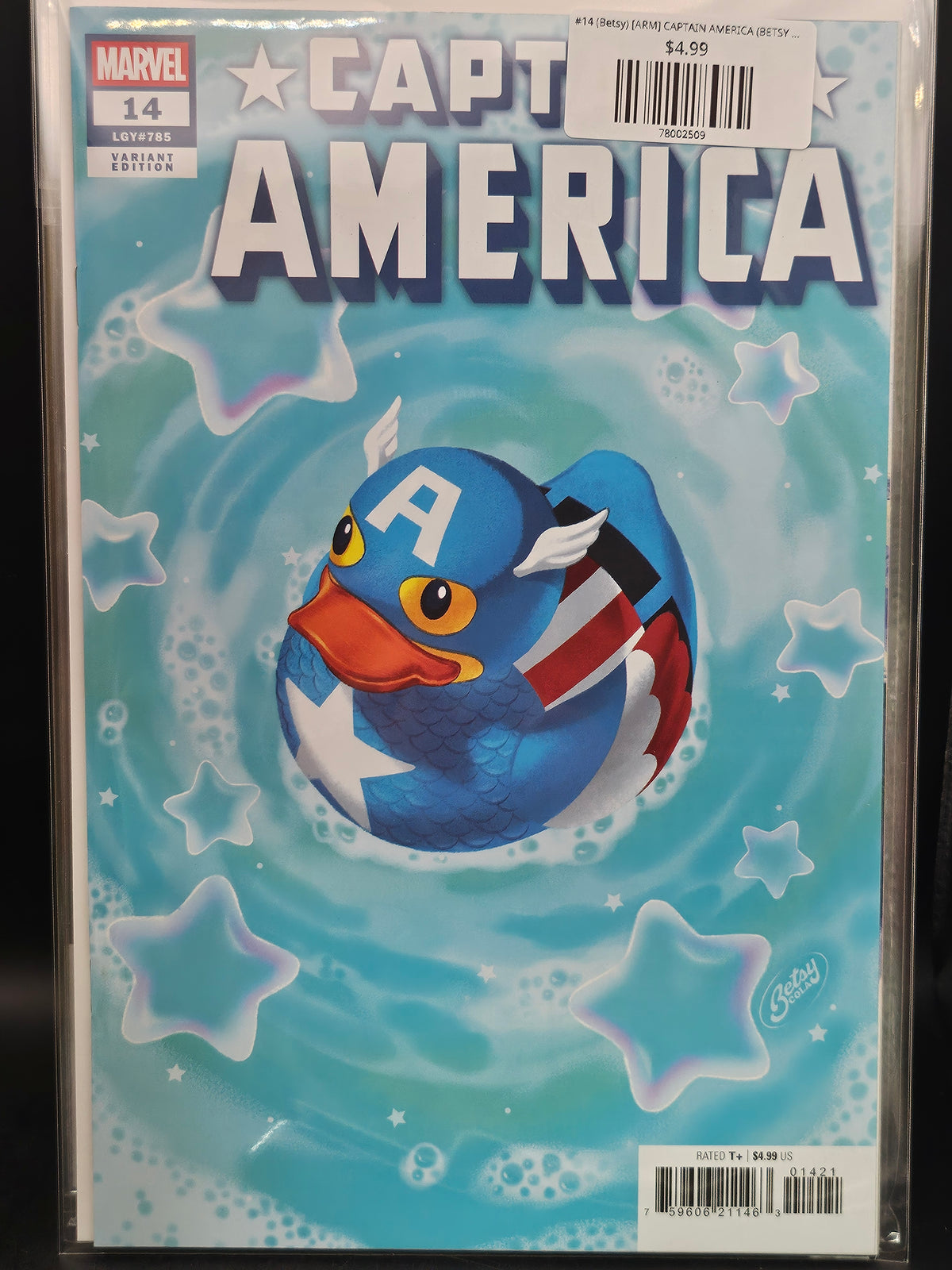 #14 (Betsy) [ARM] CAPTAIN AMERICA (BETSY COLA MARVEL DUCK VARIANT)