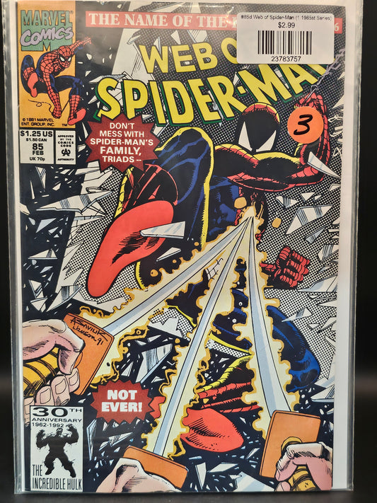 #85d Web of Spider-Man (1985 1st Series)