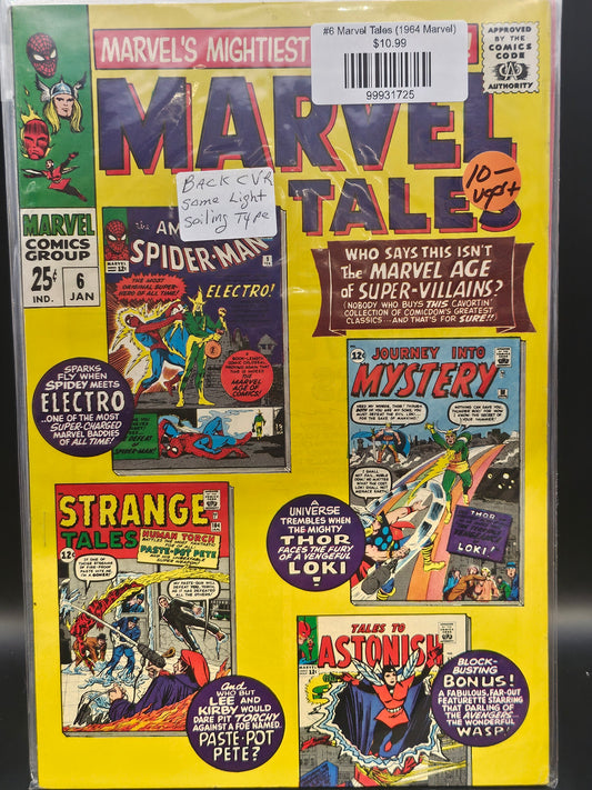 #6 Marvel Tales (1964 Marvel)