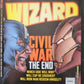6 Wizard magazines 180 181 184 185 186 187 includes Captain America Memoriam