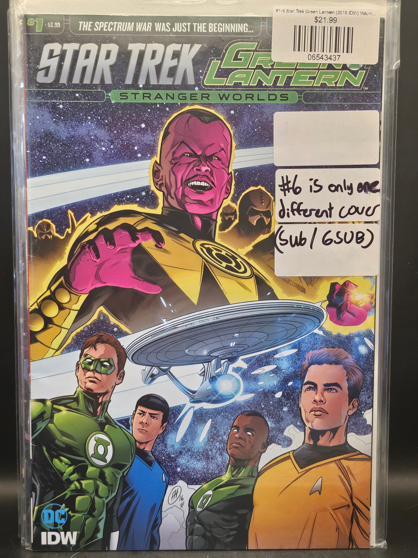 #1-6 Star Trek Green Lantern (2016 IDW) Volume 2