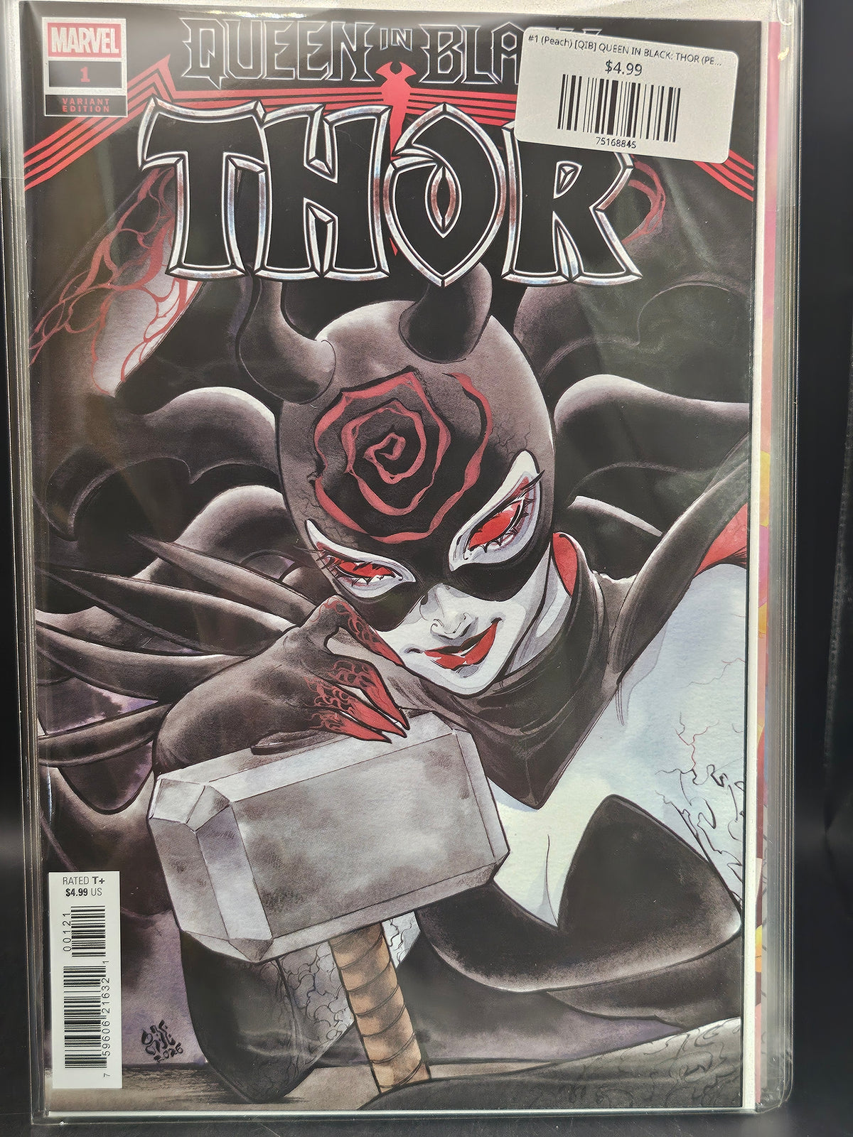 #1 (Peach) [QIB] QUEEN IN BLACK: THOR (PEACH MOMOKO VARIANT)