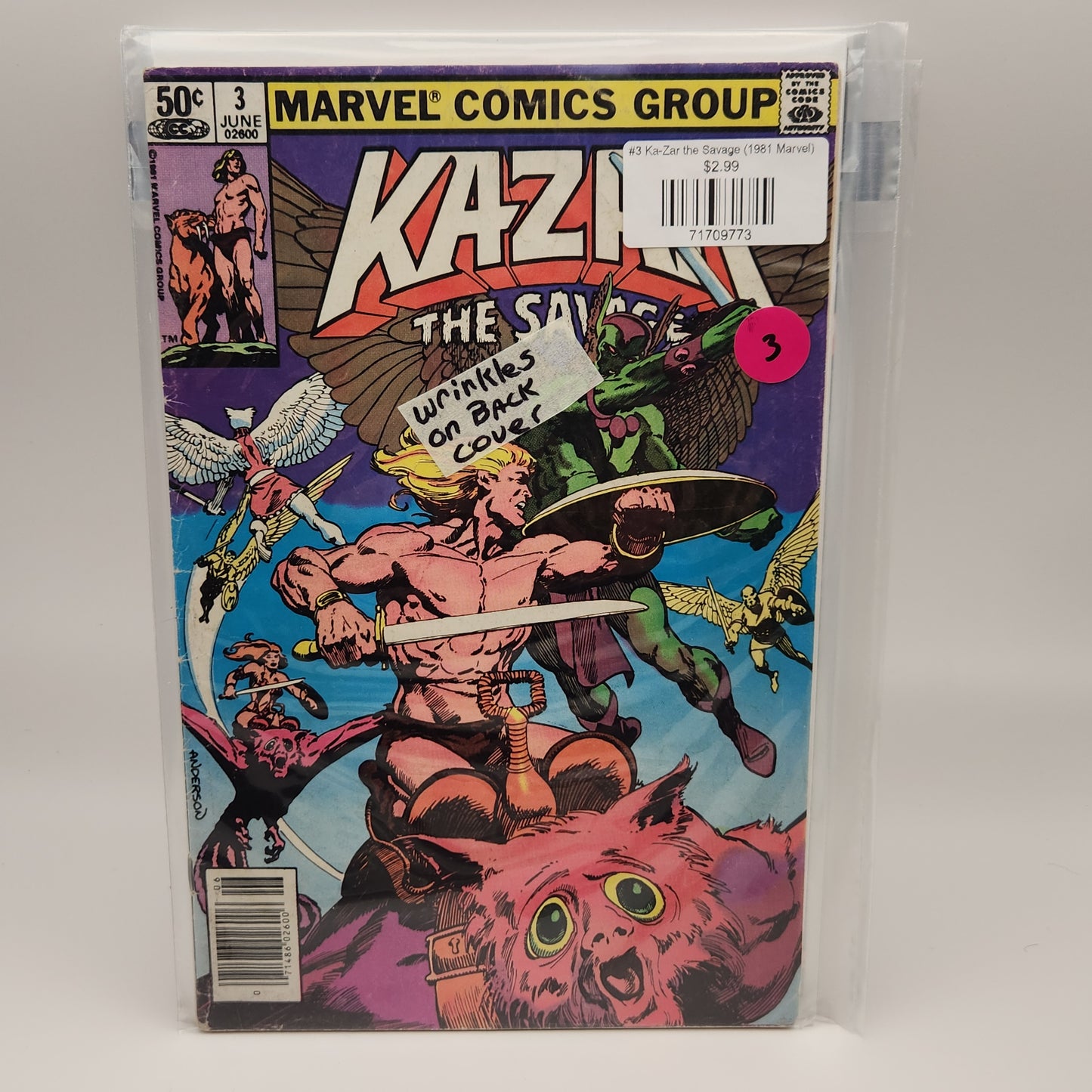 #3 Ka-Zar the Savage (1981 Marvel)