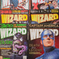 6 Wizard magazines 180 181 184 185 186 187 includes Captain America Memoriam