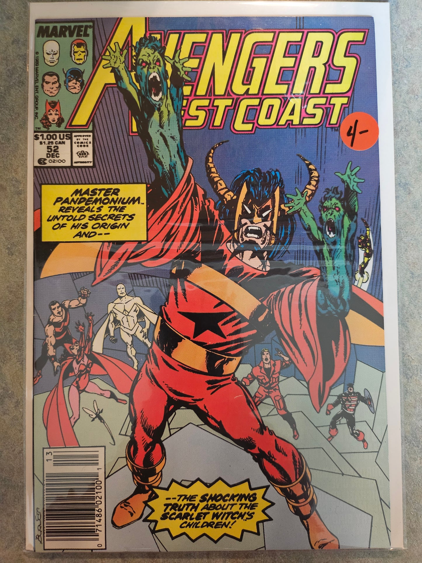 Avengers West Coast – Marvel Comics – (1989–1994) – Volume 1 – #52