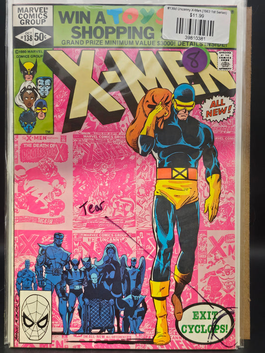 #138d Uncanny X-Men (1963 1st Series)