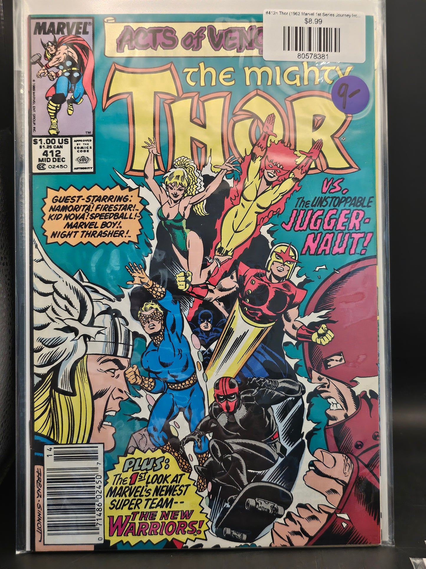 #412n Thor (1962 Marvel 1st Series Journey Into Mystery)