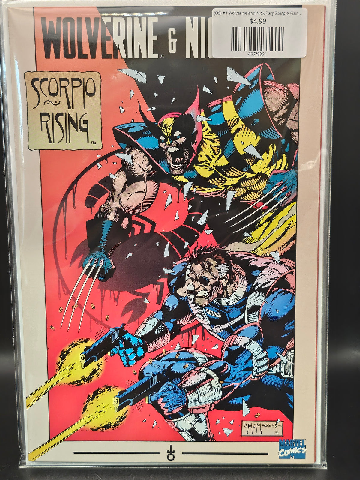 (OS) #1 Wolverine and Nick Fury Scorpio Rising (1994)