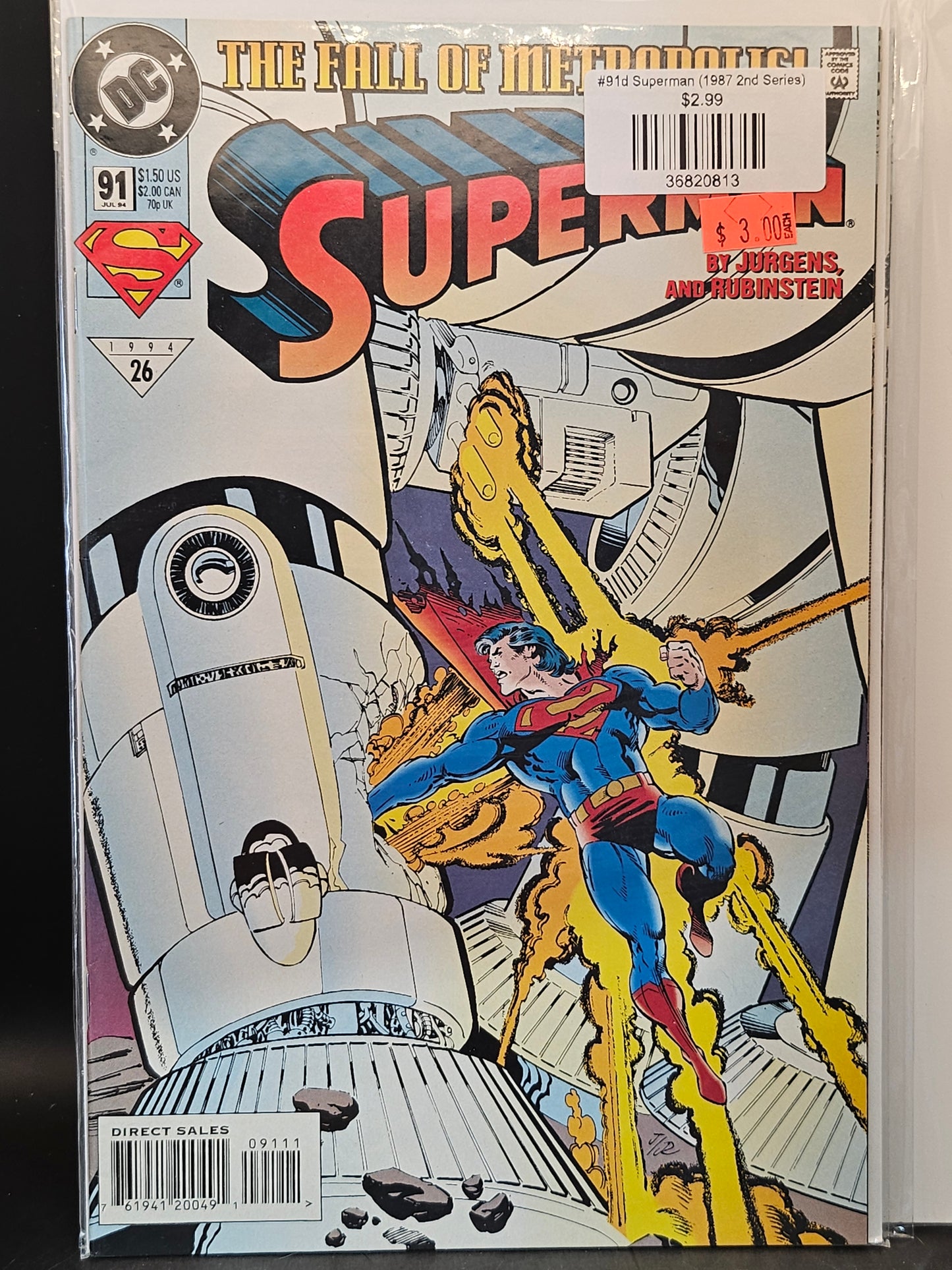 #91d Superman (1987 2nd Series)