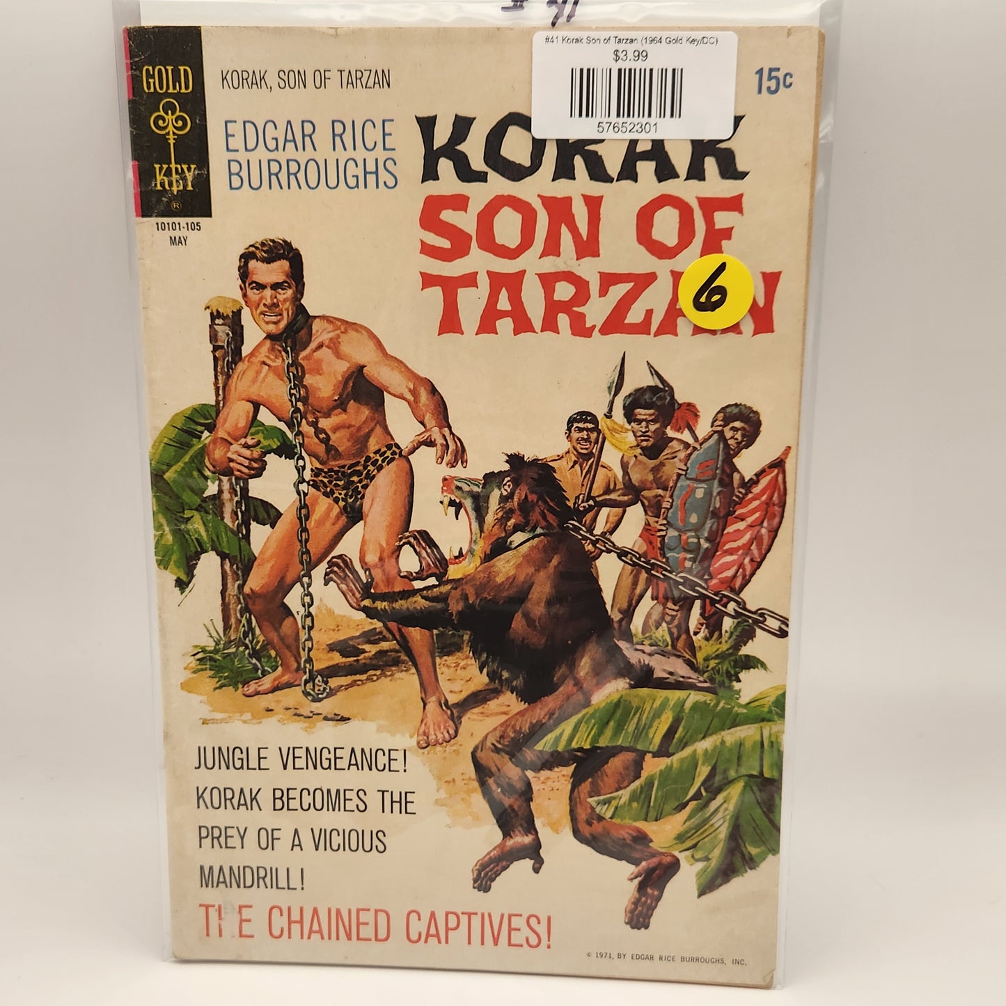 #41 Korak Son of Tarzan (1964 Gold Key/DC)