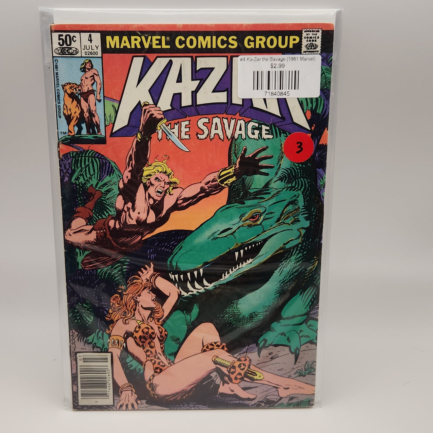 #4 Ka-Zar the Savage (1981 Marvel)