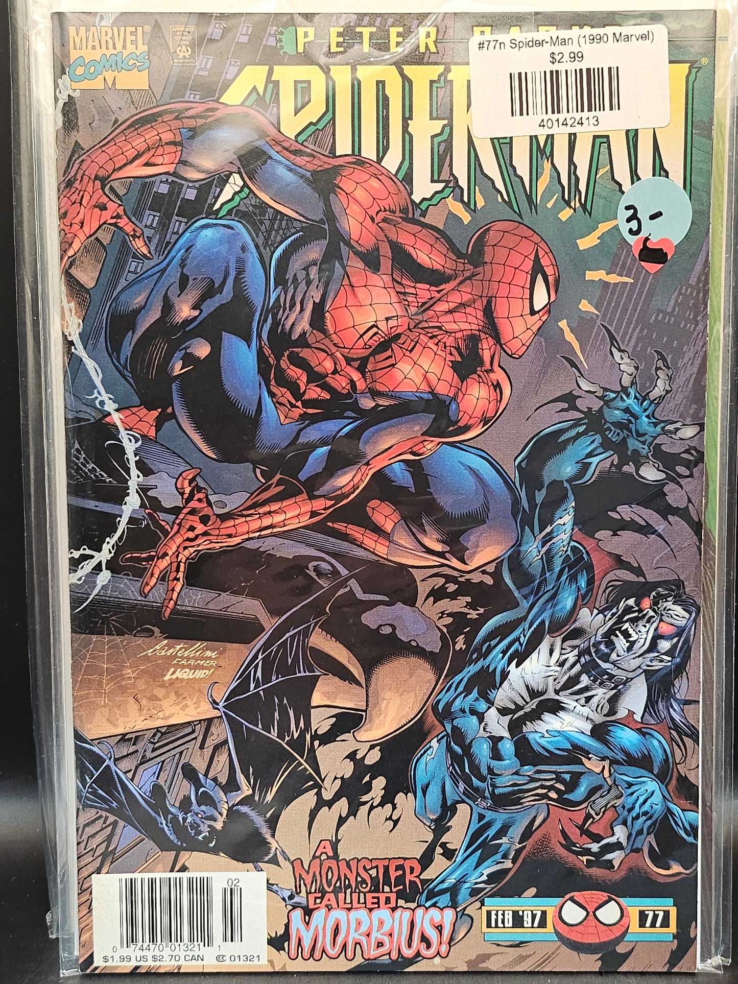 #77n Spider-Man (1990 Marvel)