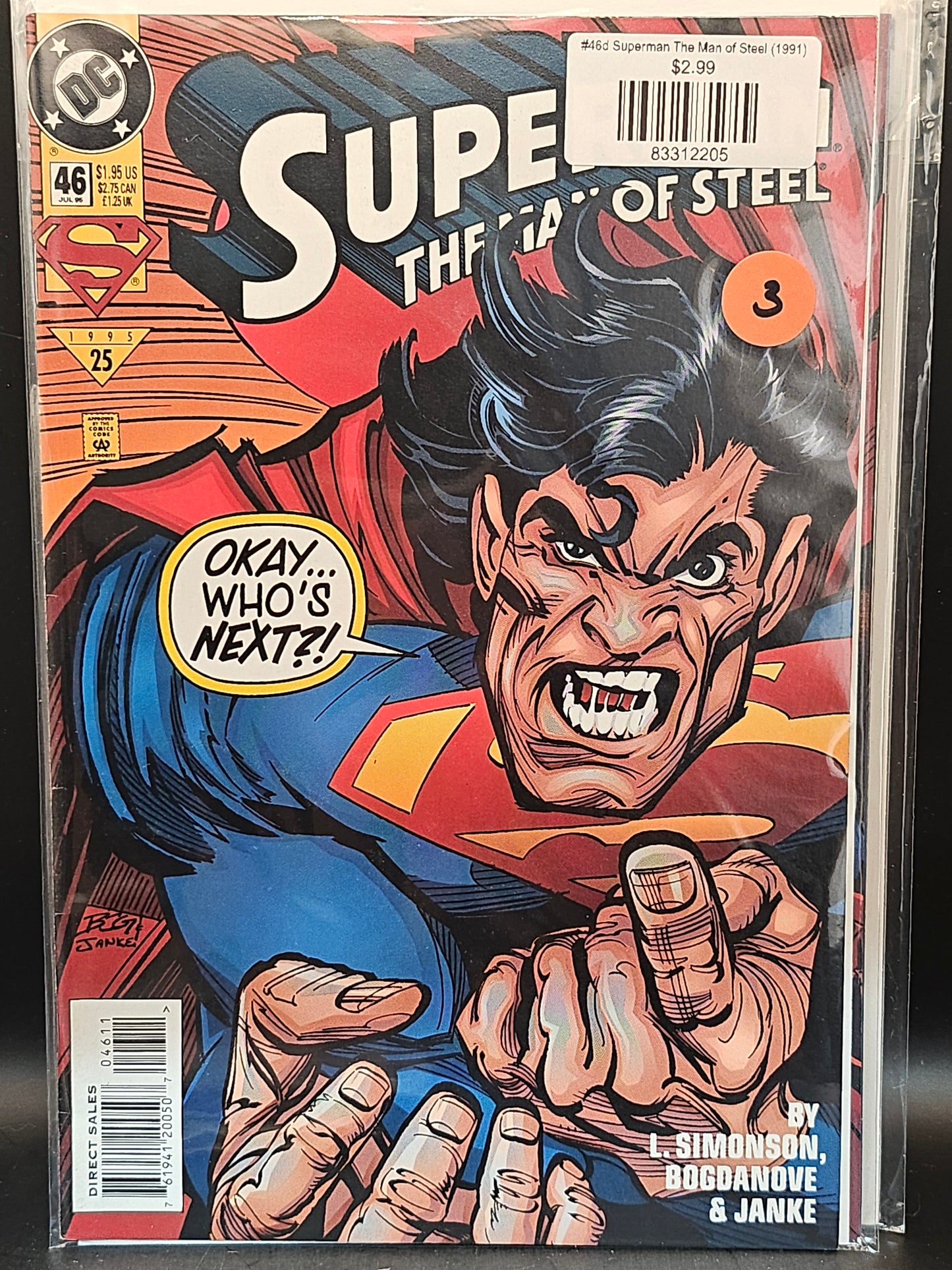 #46d Superman The Man of Steel (1991)