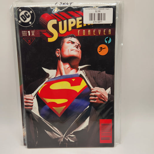 One Shot SUPERMAN FOREVER 1 Graphic Novel 1998 Alex Ross Cover DC Comics tpb