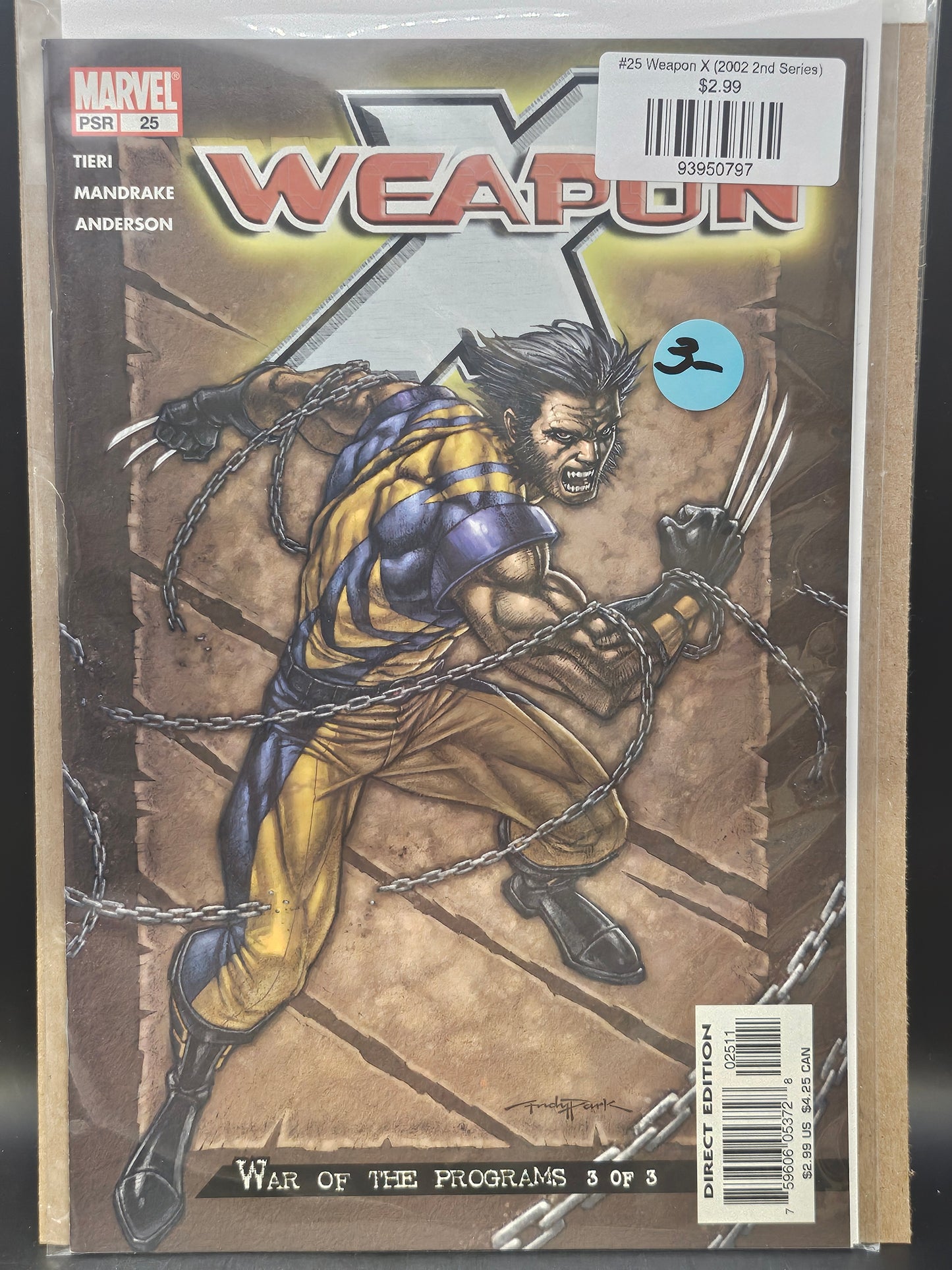 #25 Weapon X (2002 2nd Series)